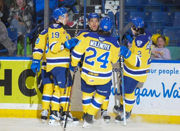 Saskatoon Blades on game night