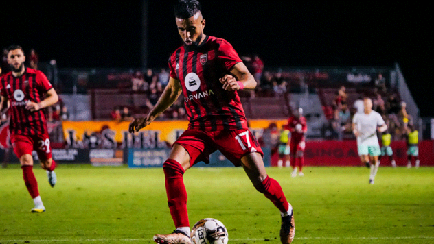 Phoenix Rising FC forward Danny Trejo