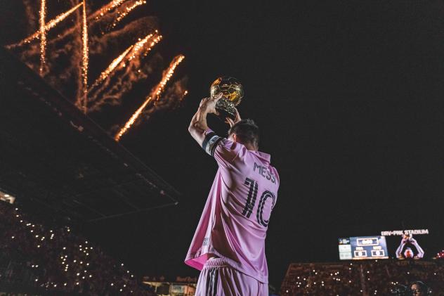 Inter Miami CF's Lionel Messi on game night