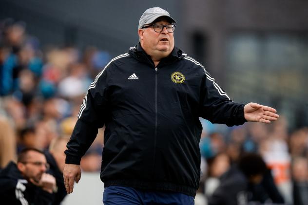 Pittsburgh Riverhounds SC Coach Bob Lilley