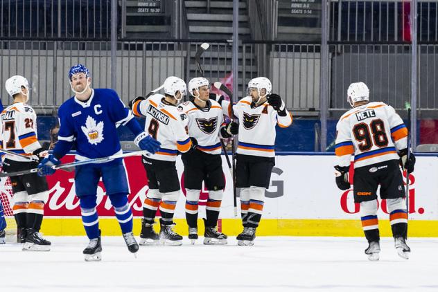 Lehigh Valley Phantoms celebrate win