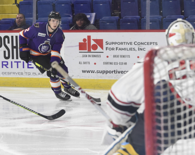 Reading Royals defenseman Mason Millman