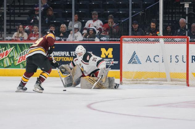 Grand Rapids Griffins' Michael Hutchinson on game night