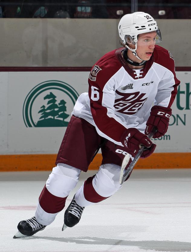Peterborough Petes forward Owen Beck
