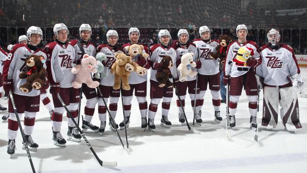 Peterborough Petes on Annual Teddy Bear Toss Night