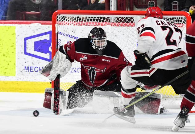 Red Deer Rebels goaltender Chase Wutzke