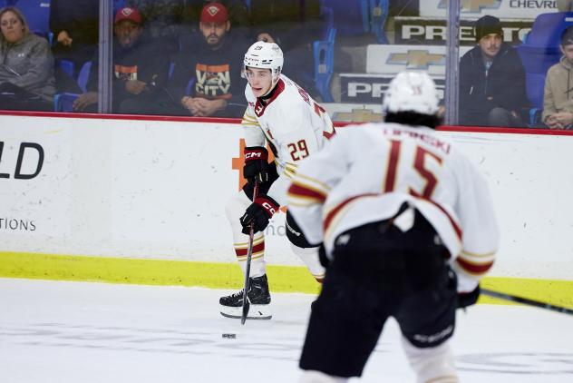 Vancouver Giants captain Sam Honzek