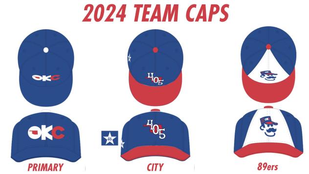 Oklahoma City Baseball Club caps