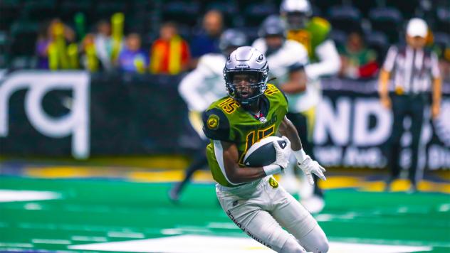 Wide receiver Kentrez Bell with the San Diego Strike Force