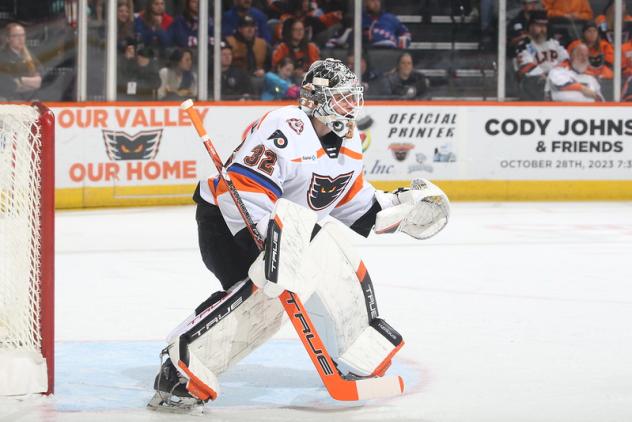 Lehigh Valley Phantoms goaltender Felix Sandstrom