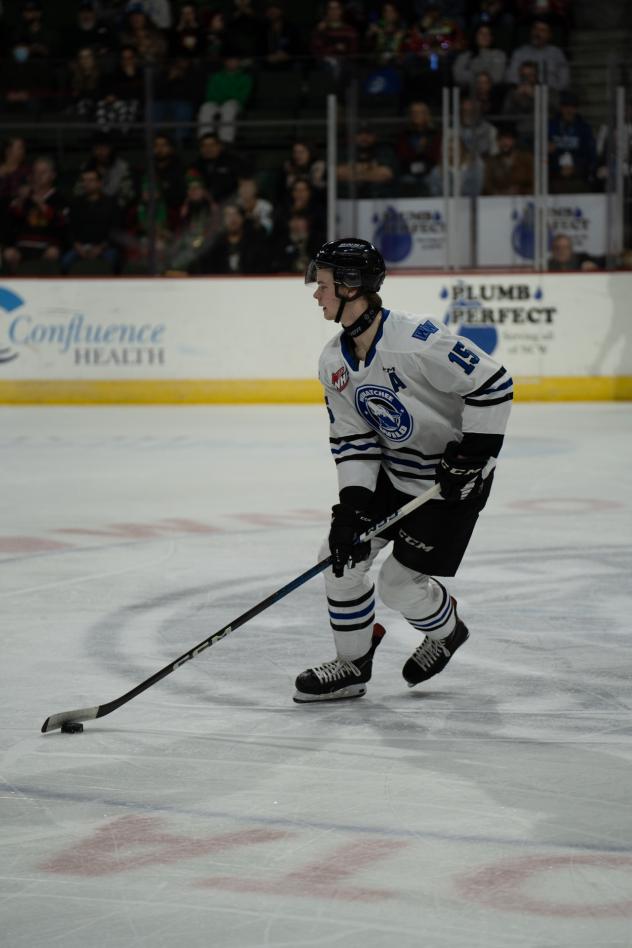 Wenatchee Wild' Briley Wood on the ice