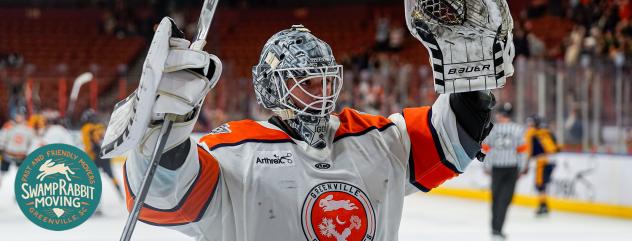 Greenville Swamp Rabbits goaltender Jacob Ingham