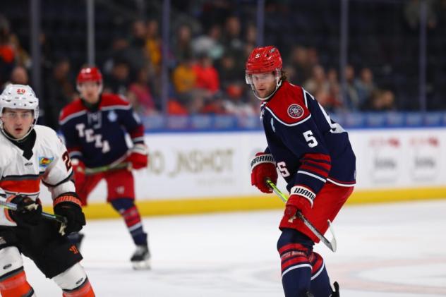 Allen Americans defenseman Stanislav Demin