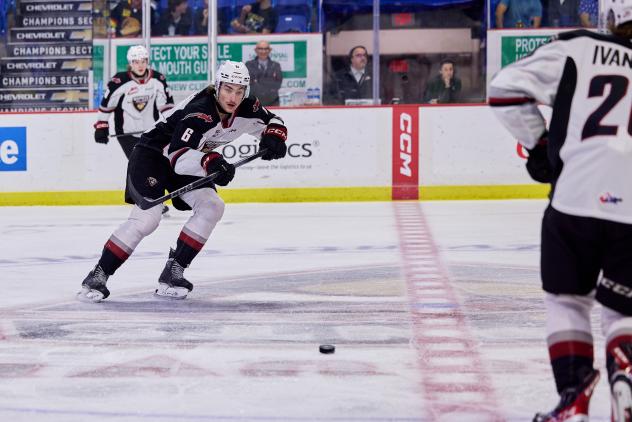 Vancouver Giants defenceman Colton Roberts
