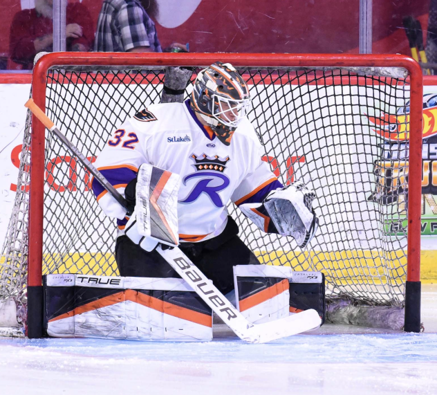 Reading Royals goaltender Parker Gahagen