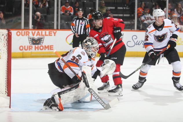 Lehigh Valley Phantoms goaltender Felix Sandstrom