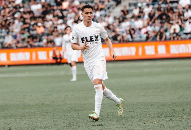 Midfielder Danny Crisostomo with LAFC