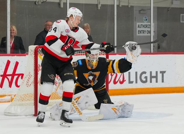 Belleville Senators' Roby Jarventie in action