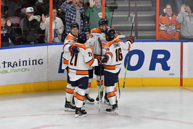 Greenville Swamp Rabbits on game night