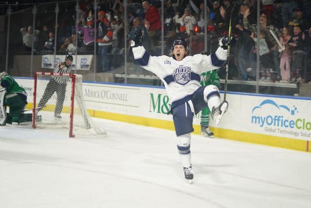 Worcester Railers' Quinn Ryan on game night