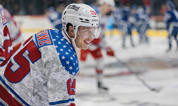 Grand Rapids Griffins forward Dominik Shine