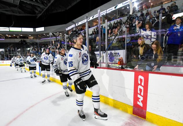 Wenatchee Wild's Briley Wood on game night