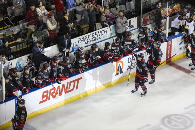 Rapid City Rush celebrate win