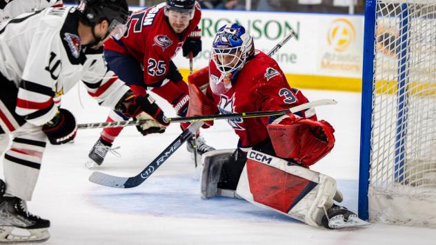 Kalamazoo Wings goaltender Hunter Vorva