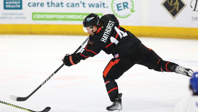 Jacob Hayhurst of the Kansas City Mavericks