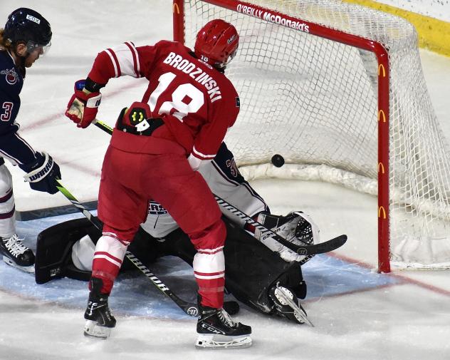 Allen Americans' Easton Brodzinski on game night