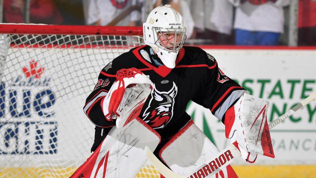 Adirondack Thunder goaltender Vinnie Purpura