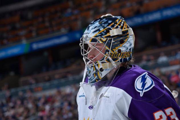 Orlando Solar Bears goaltender Colten Ellis