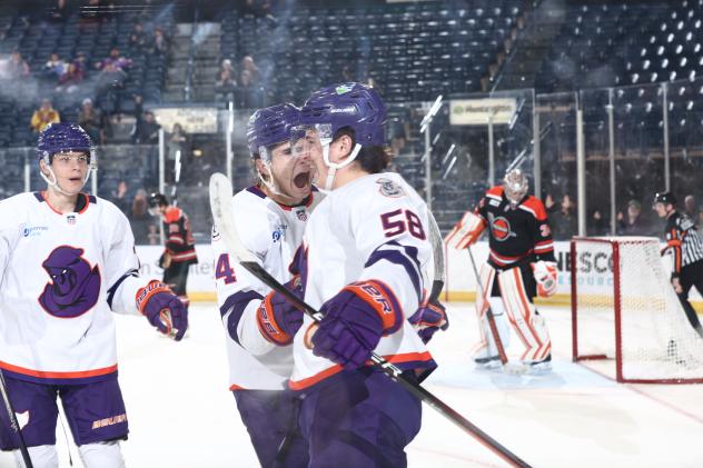 Youngstown Phantoms' Adam Pietila and Charlie Cerrato on game night