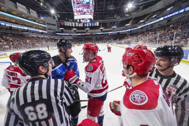 Allen Americans introduce themselves to the Wichita Thunder
