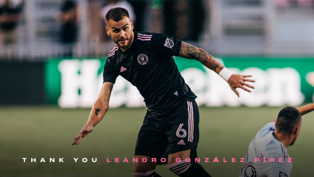 Inter Miami CF defender Leandro González Pirez