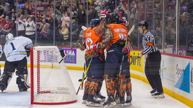 South Carolina Stingrays celebrate win