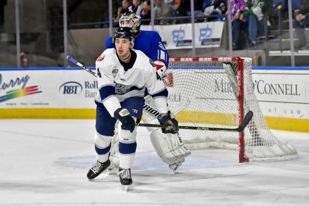 Worcester Railers' Anthony Callin in action