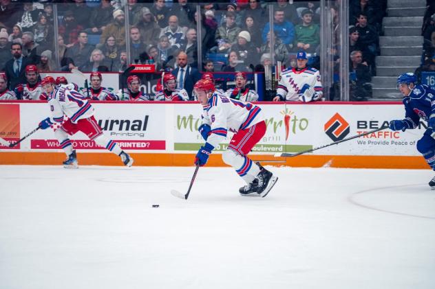 Kitchener Rangers' Carson Rehkopf on game night