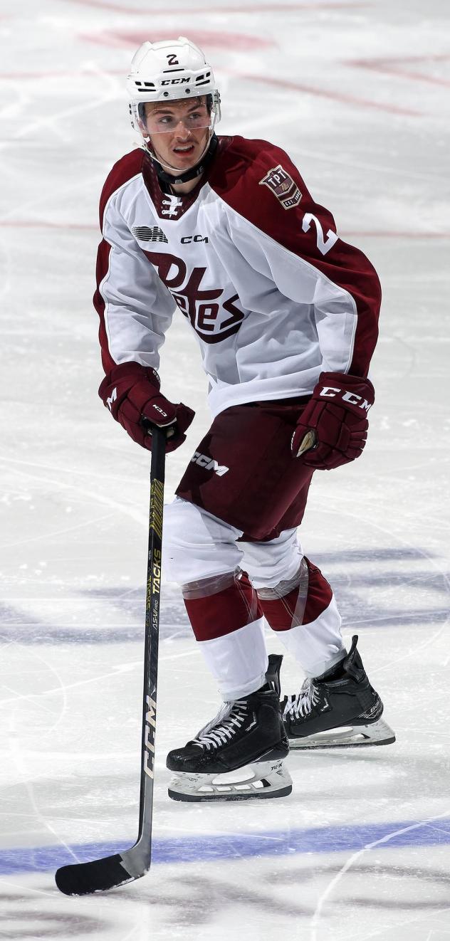 Peterborough Petes defenceman Sam Mayer