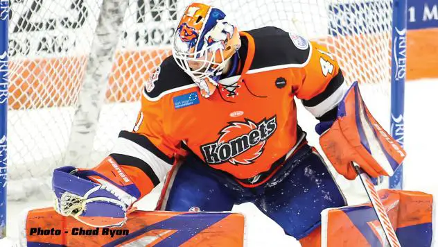 Fort Wayne Komets goaltender Tyler Parks