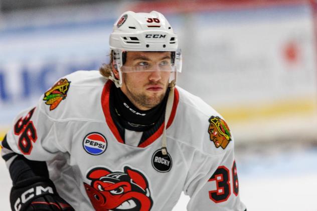 Rockford IceHogs forward Ryder Rolston