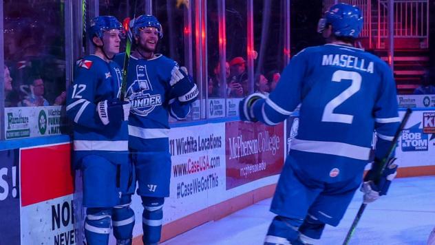 Wichita Thunder goal celebration