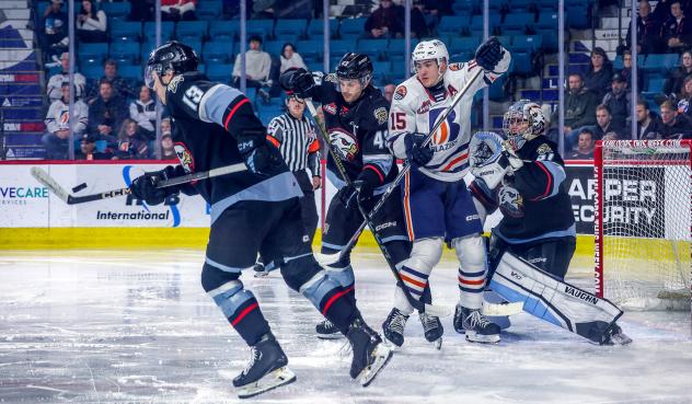 Forward Connor Levis with the Kamloops Blazers