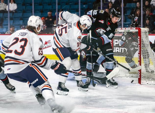 Forward Connor Levis with the Kamloops Blazers