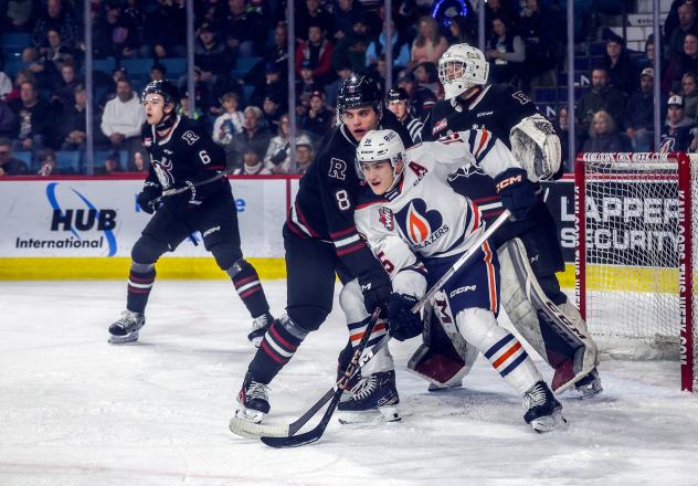 Forward Connor Levis with the Kamloops Blazers