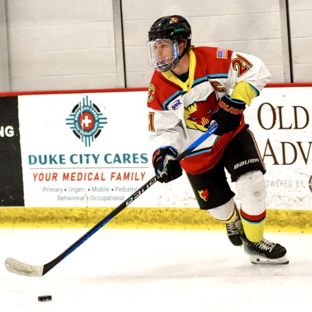 New Mexico Ice Wolves defenseman Jack Dalton