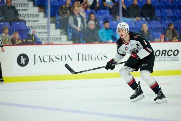 Vancouver Giants defenceman Colton Roberts