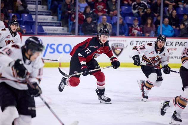 Vancouver Giants forward Tyler Thorpe