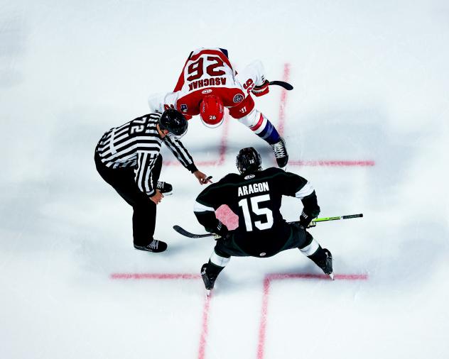 Allen Americans face off with the Utah Grizzlies