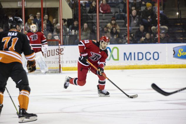 Rapid City Rush's Maurizio Colella in action